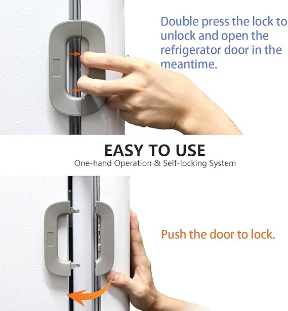 Premium Refrigerator Door Lock for Child & Baby Safety