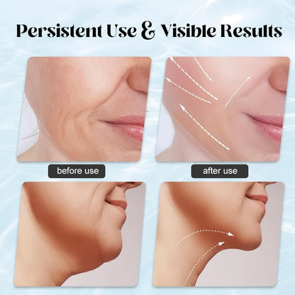 7-in-1 LED Face & Neck Wrinkle Massager | Facial Sculpting Device